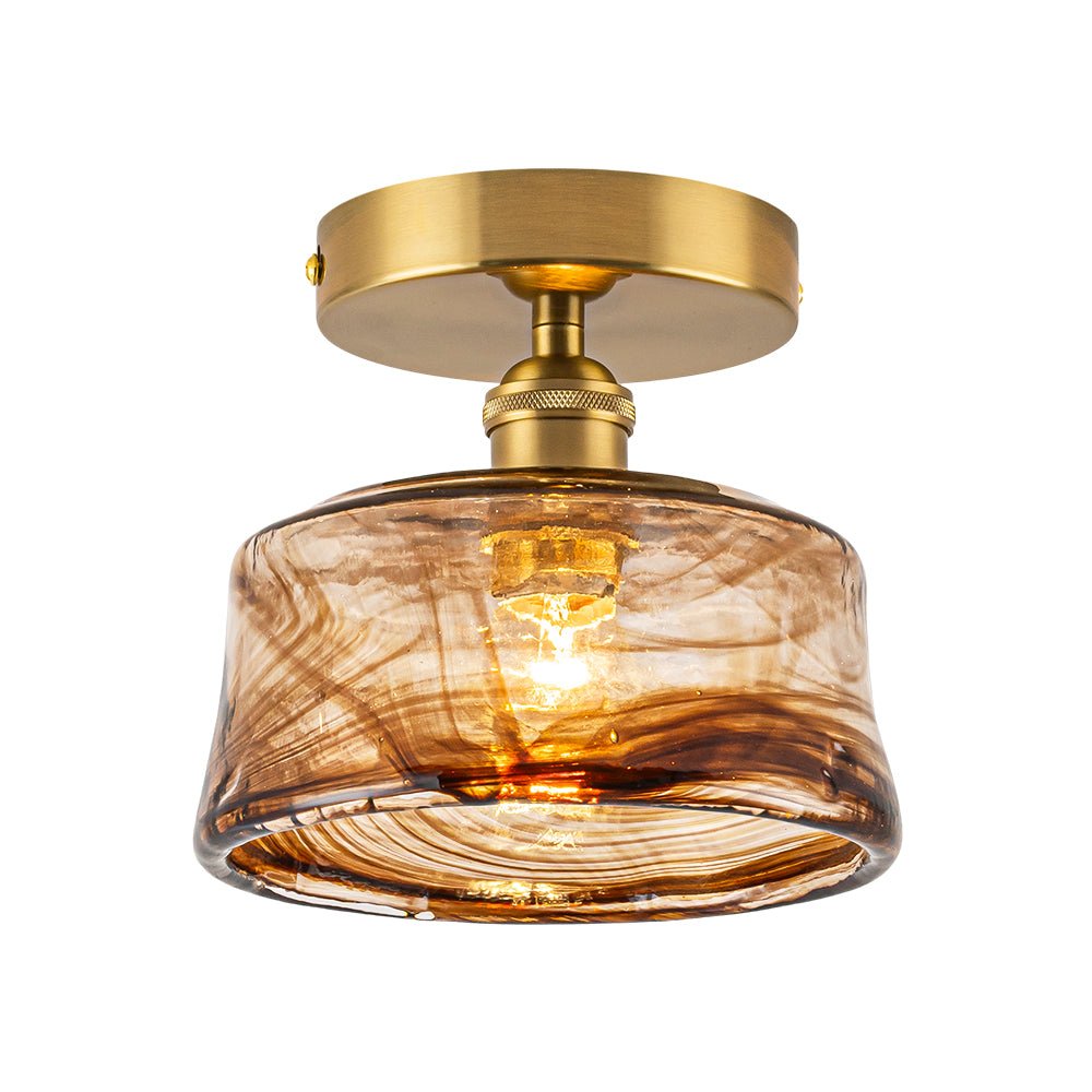 lightfixturesusa-mini-1-light-amber-swirl-glass-shade-semi-flush-mount-ceiling-light-saucer-2-packs-7429005