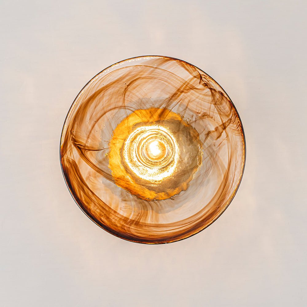 lightfixturesusa-mini-1-light-amber-swirl-glass-shade-semi-flush-mount-ceiling-light-saucer-2-packs-8344357