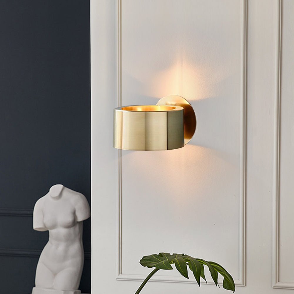 lightfixturesusa-minimalist-1-light-brass-drum-wall-light-wall-sconce-356025