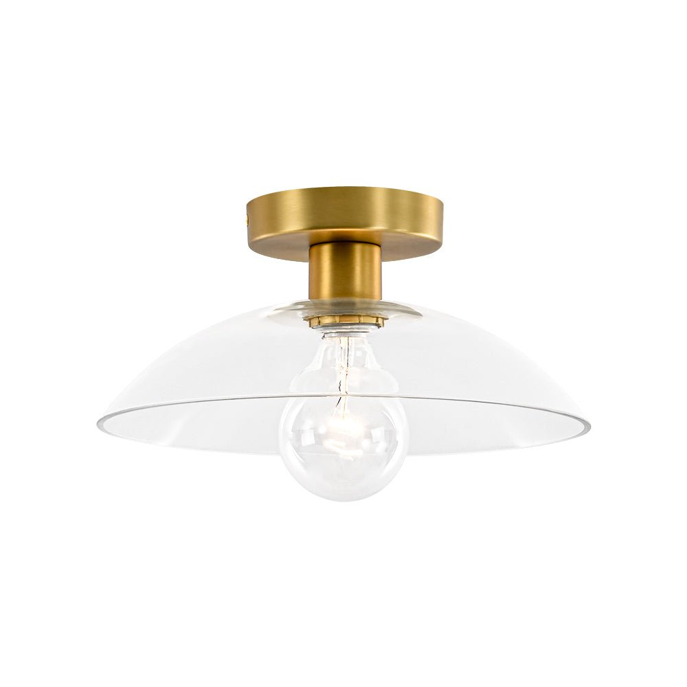 lightfixturesusa-minimalist-1-light-clear-glass-saucer-semi-flush-mount-ceiling-light-brass-6816142