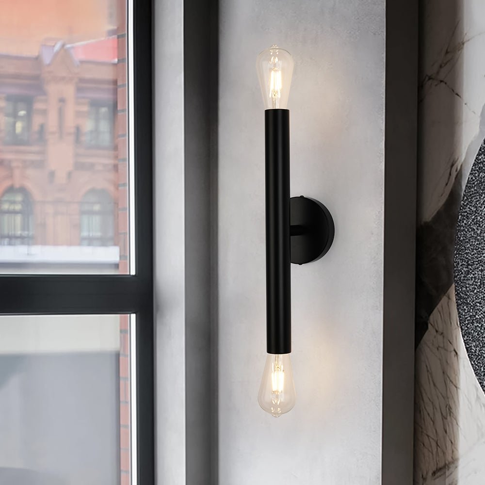 lightfixturesusa-minimalist-2-light-linear-tube-vanity-wall-sconce-wall-sconce-black-709417 LightFixturesUSA - Minimalist 2 - Light Linear Tube Vanity Wall Sconce - Wall Sconce - Black -