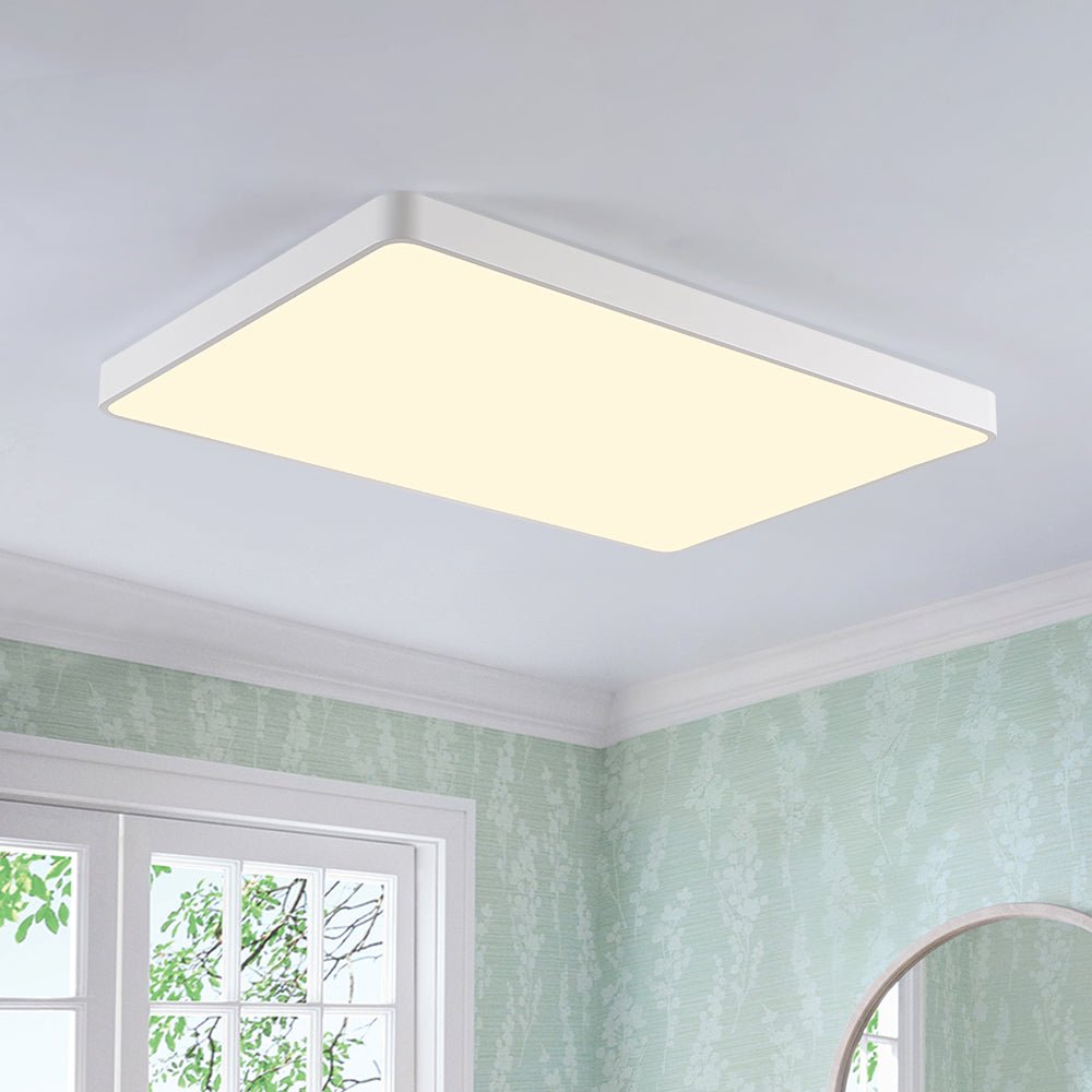 lightfixturesusa-minimalist-dimmable-led-rectangle-flush-mount-ceiling-light-ceiling-light-white-7161638 LightFixturesUSA - Minimalist Dimmable LED Rectangle Flush Mount Ceiling Light - Ceiling Light - White -