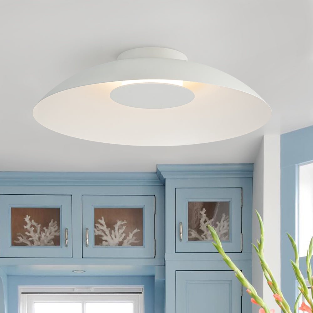 lightfixturesusa-minimalist-wide-flat-dome-dimmable-led-ceiling-light-ceiling-light-white-667290 LightFixturesUSA - Minimalist Wide Flat Dome Dimmable LED Ceiling Light - Ceiling Light - White -