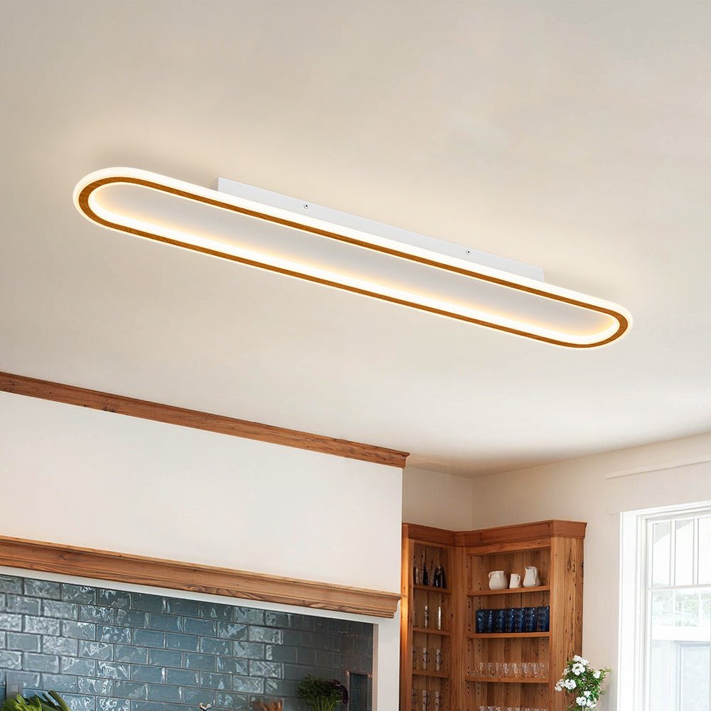 lightfixturesusa-minimalist-wood-grain-dimmable-led-oval-ring-ceiling-light-ceiling-light-oak-1044454 LightFixturesUSA - Minimalist Wood Grain Dimmable LED Oval Ring Ceiling Light - Ceiling Light - Oak -