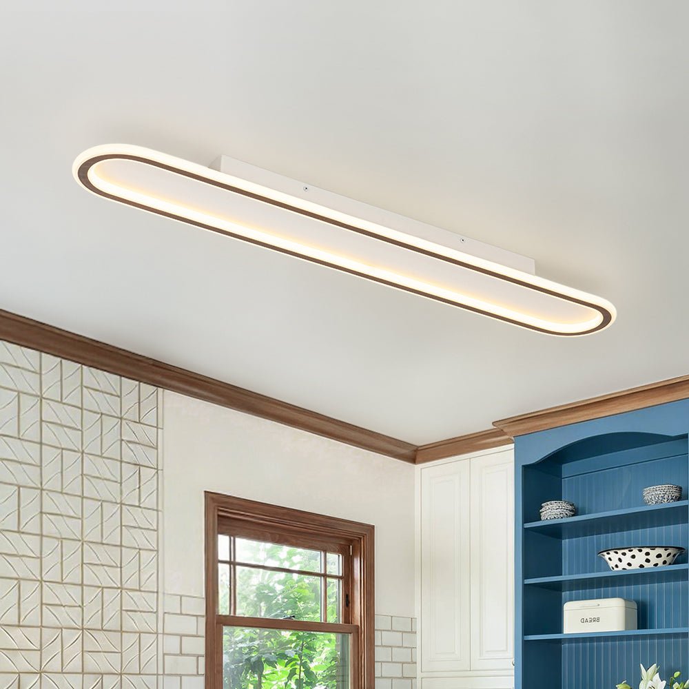 lightfixturesusa-minimalist-wood-grain-dimmable-led-oval-ring-ceiling-light-ceiling-light-walnut-1499320 LightFixturesUSA - Minimalist Wood Grain Dimmable LED Oval Ring Ceiling Light - Ceiling Light - Walnut -