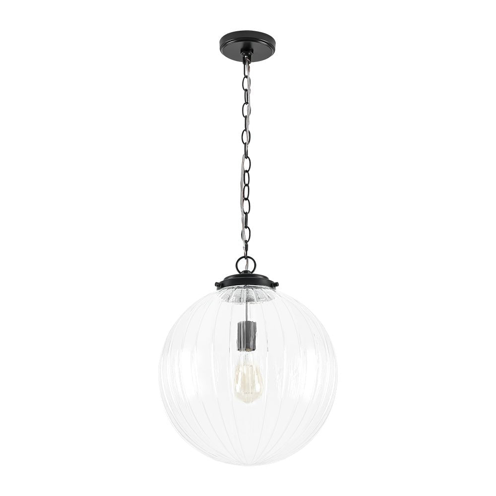 lightfixturesusa-modern-1-light-clear-ribbed-glass-globe-pendant-pendant-light-black-9201989