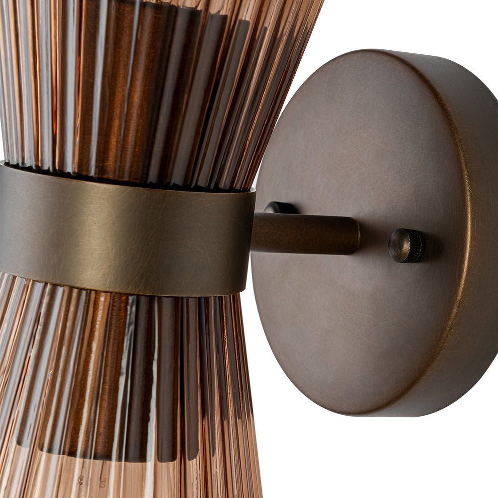 lightfixturesusa-modern-2-light-up-down-pleated-glass-cone-wall-sconce-wall-sconce-tan-glass-577149