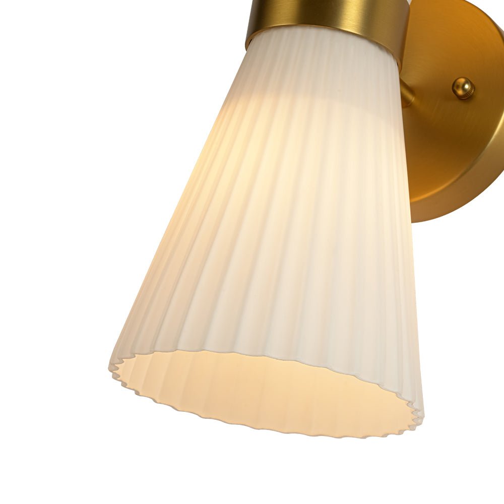 lightfixturesusa-modern-2-light-up-down-pleated-glass-cone-wall-sconce-wall-sconce-white-glass-124696