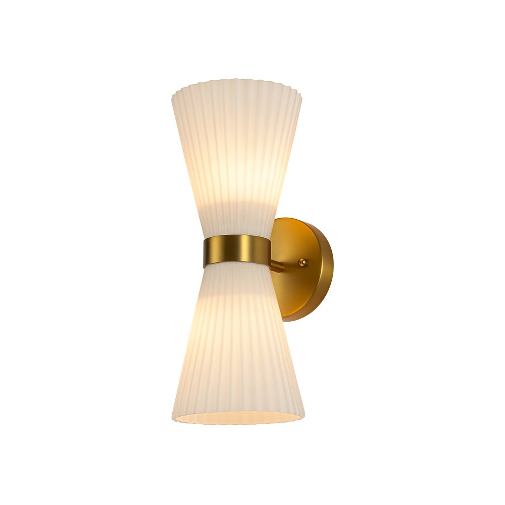 lightfixturesusa-modern-2-light-up-down-pleated-glass-cone-wall-sconce-wall-sconce-white-glass-284139