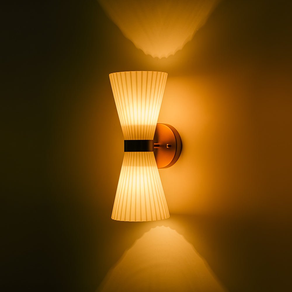 lightfixturesusa-modern-2-light-up-down-pleated-glass-cone-wall-sconce-wall-sconce-white-glass-781792