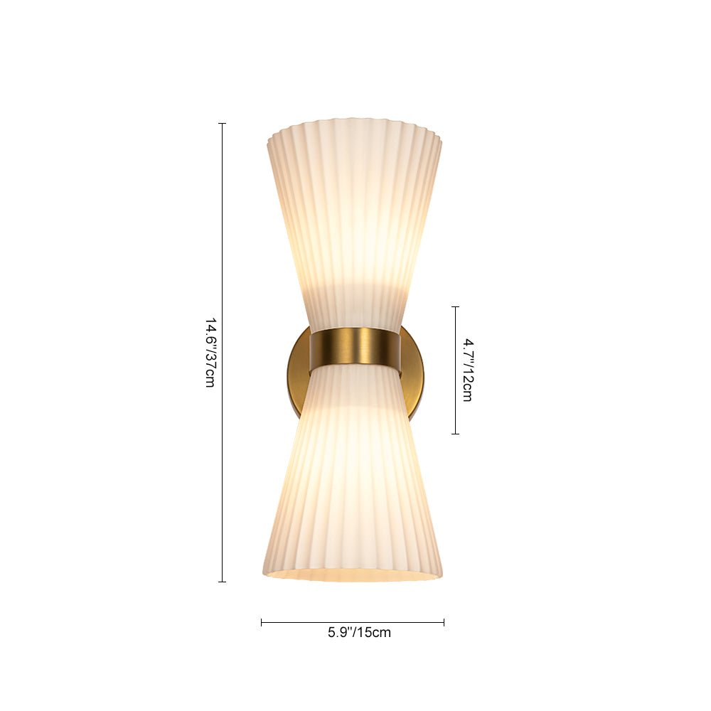 lightfixturesusa-modern-2-light-up-down-pleated-glass-cone-wall-sconce-wall-sconce-white-glass-793922