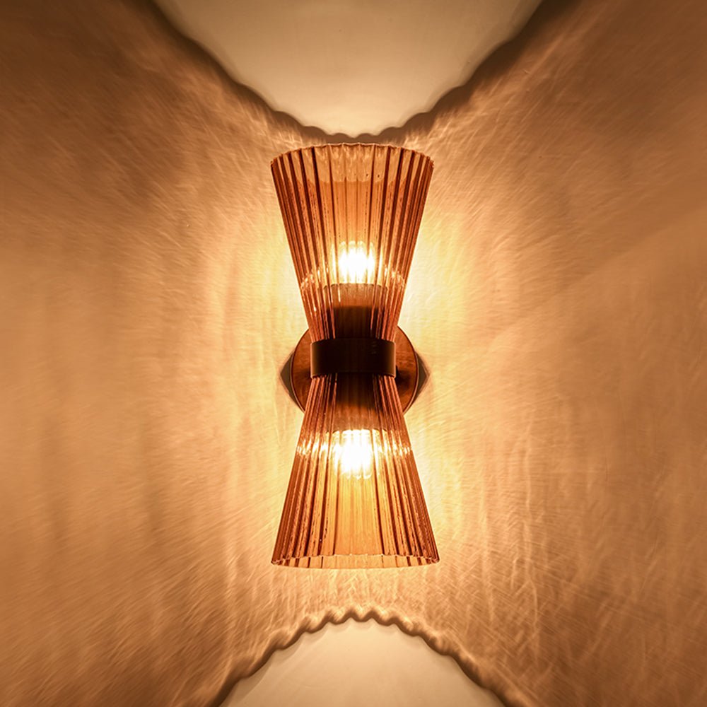 lightfixturesusa-modern-2-light-up-down-pleated-glass-cone-wall-sconce-wall-sconce-white-glass-903513