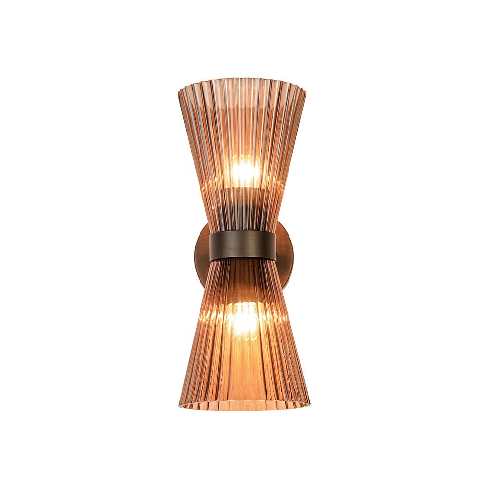 lightfixturesusa-modern-2-light-up-down-pleated-glass-cone-wall-sconce-wall-sconce-white-glass-995342