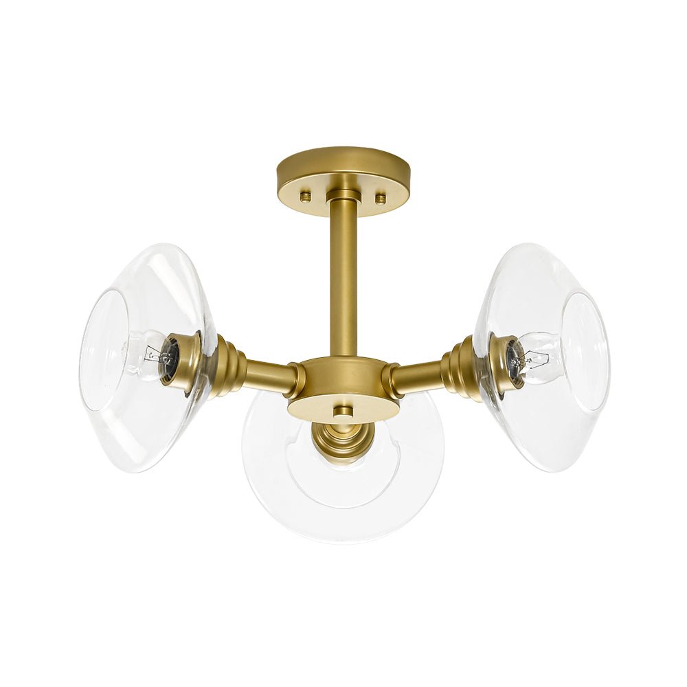 lightfixturesusa-modern-3-light-clear-glass-round-sputnik-semi-flush-mount-chandelier-brass-1386074