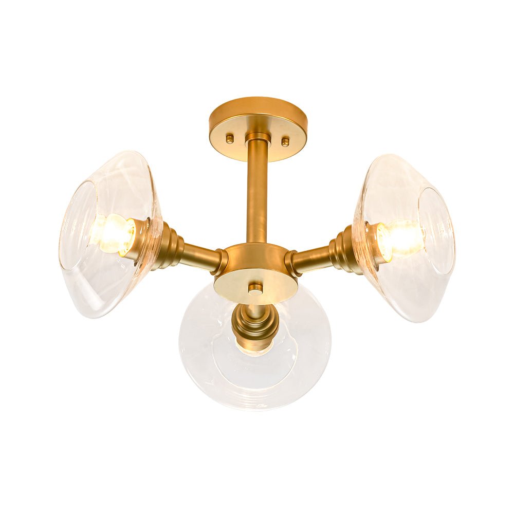 lightfixturesusa-modern-3-light-clear-glass-round-sputnik-semi-flush-mount-chandelier-brass-2876906