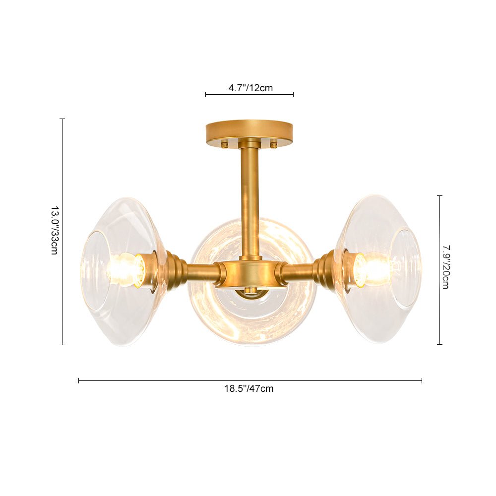lightfixturesusa-modern-3-light-clear-glass-round-sputnik-semi-flush-mount-chandelier-brass-5877861