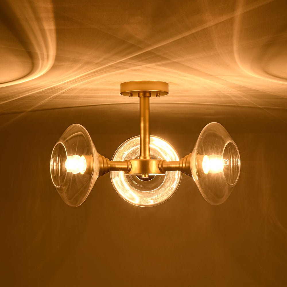 lightfixturesusa-modern-3-light-clear-glass-round-sputnik-semi-flush-mount-chandelier-brass-7458344