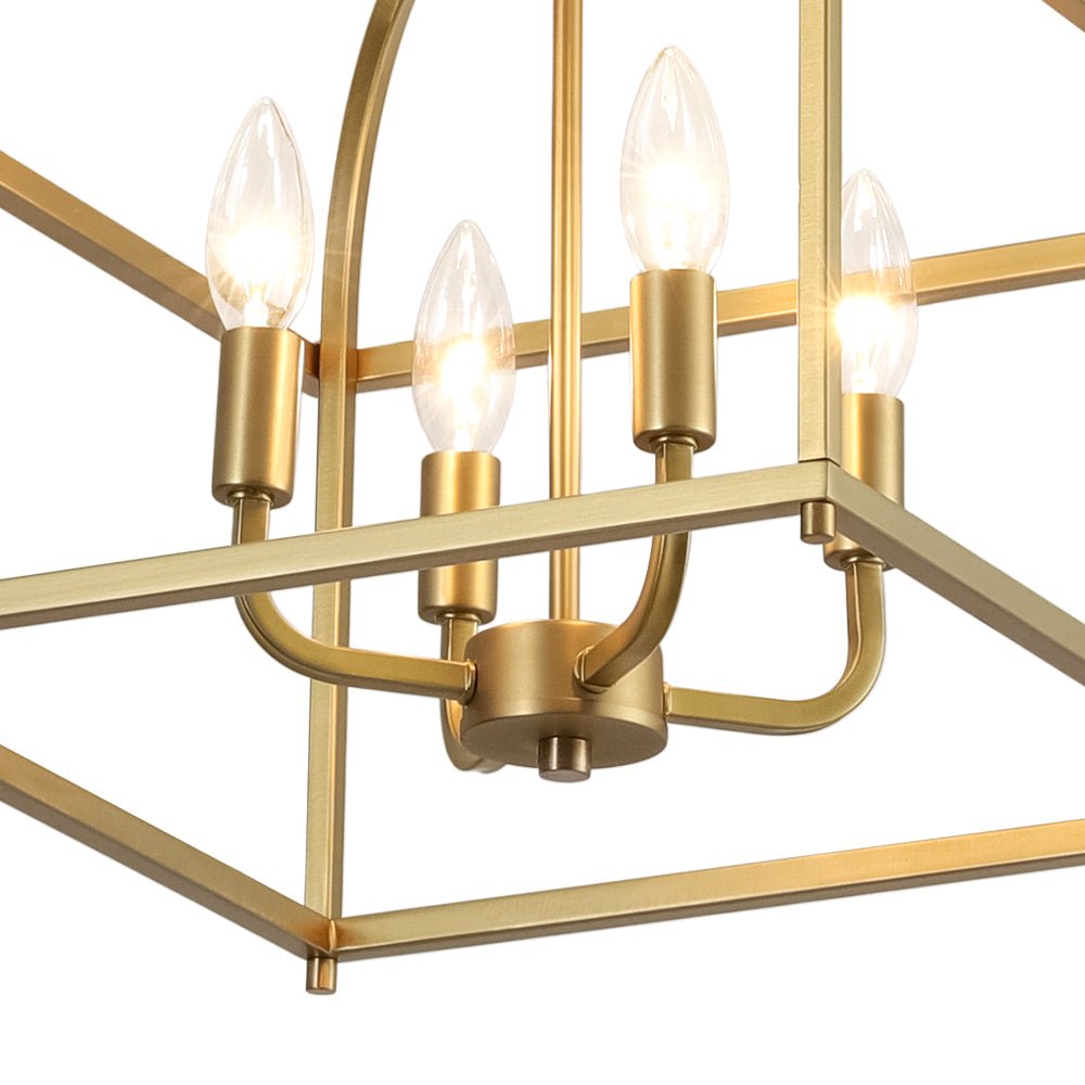 lightfixturesusa-modern-4-light-candle-style-square-cage-semi-flush-mount-ceiling-light-brass-4124370