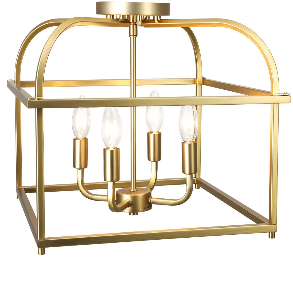 lightfixturesusa-modern-4-light-candle-style-square-cage-semi-flush-mount-ceiling-light-brass-5224075
