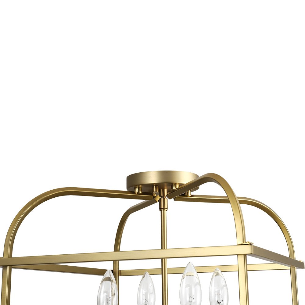 lightfixturesusa-modern-4-light-candle-style-square-cage-semi-flush-mount-ceiling-light-brass-5916149