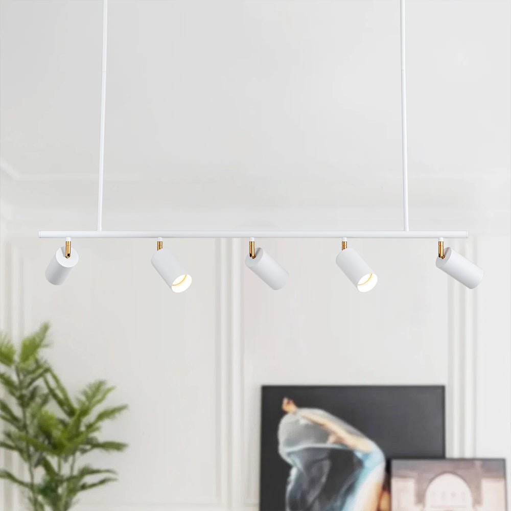 lightfixturesusa-modern-5-light-island-linear-track-light-chandelier-white-279527 LightFixturesUSA-Modern 5-light Island Linear Track Light-Chandelier-White-