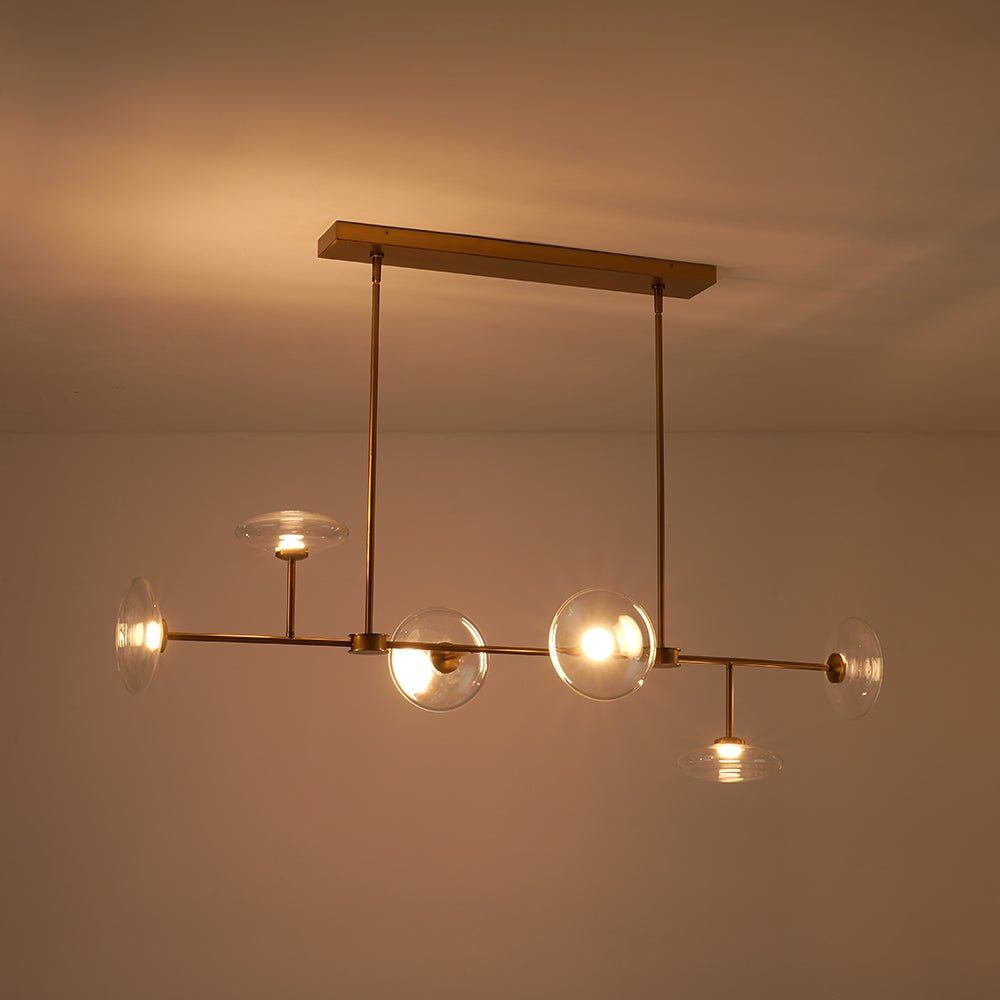 lightfixturesusa-modern-6-light-clear-glass-dimmable-led-linear-island-chandelier-chandelier-black-pre-order-113254