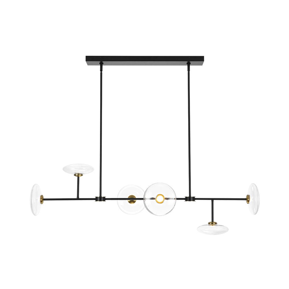 lightfixturesusa-modern-6-light-clear-glass-dimmable-led-linear-island-chandelier-chandelier-black-pre-order-307766