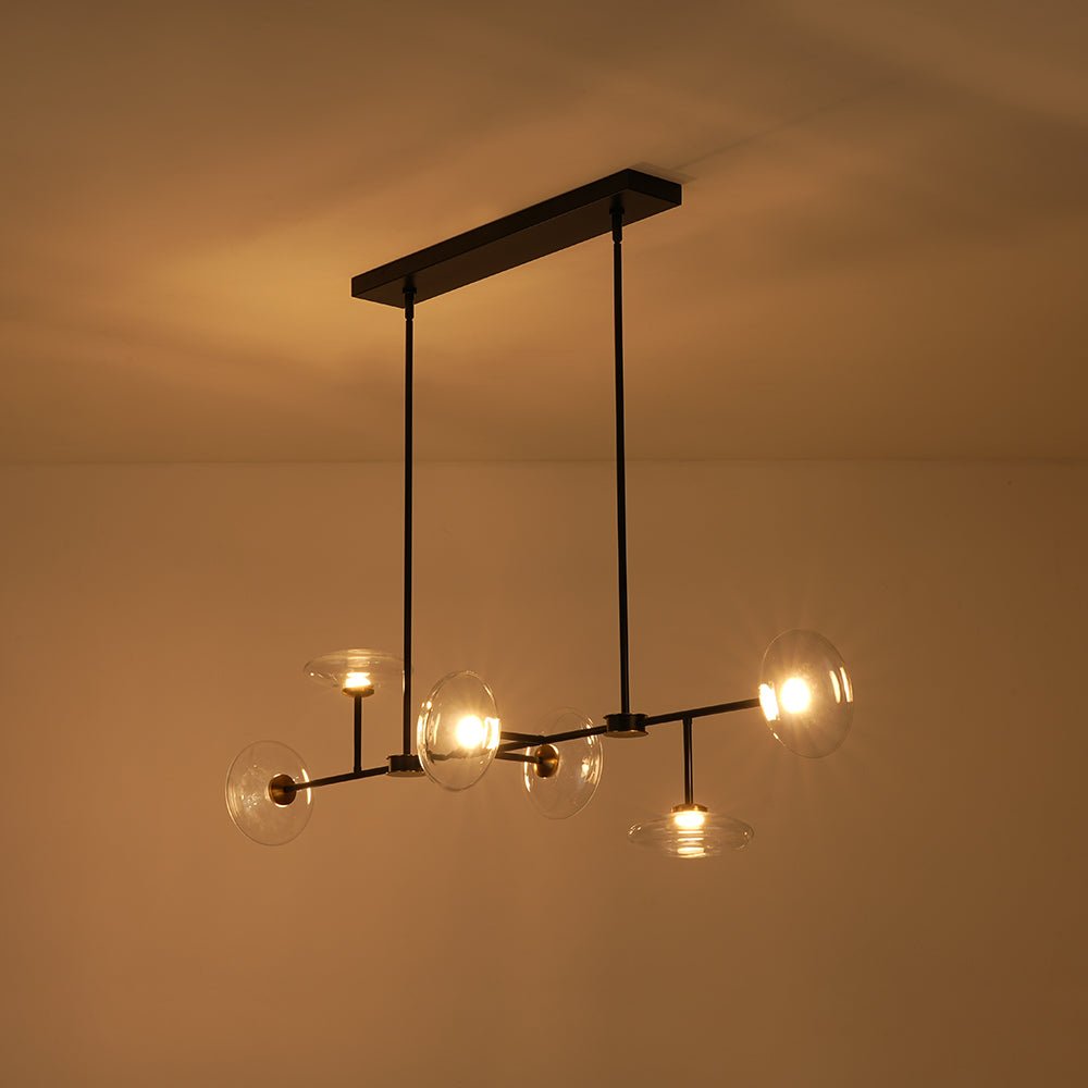 lightfixturesusa-modern-6-light-clear-glass-dimmable-led-linear-island-chandelier-chandelier-black-pre-order-829093