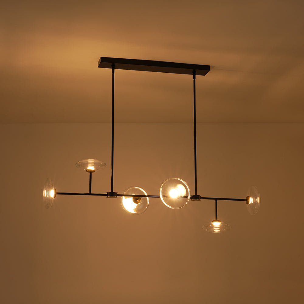lightfixturesusa-modern-6-light-clear-glass-dimmable-led-linear-island-chandelier-chandelier-black-pre-order-891408