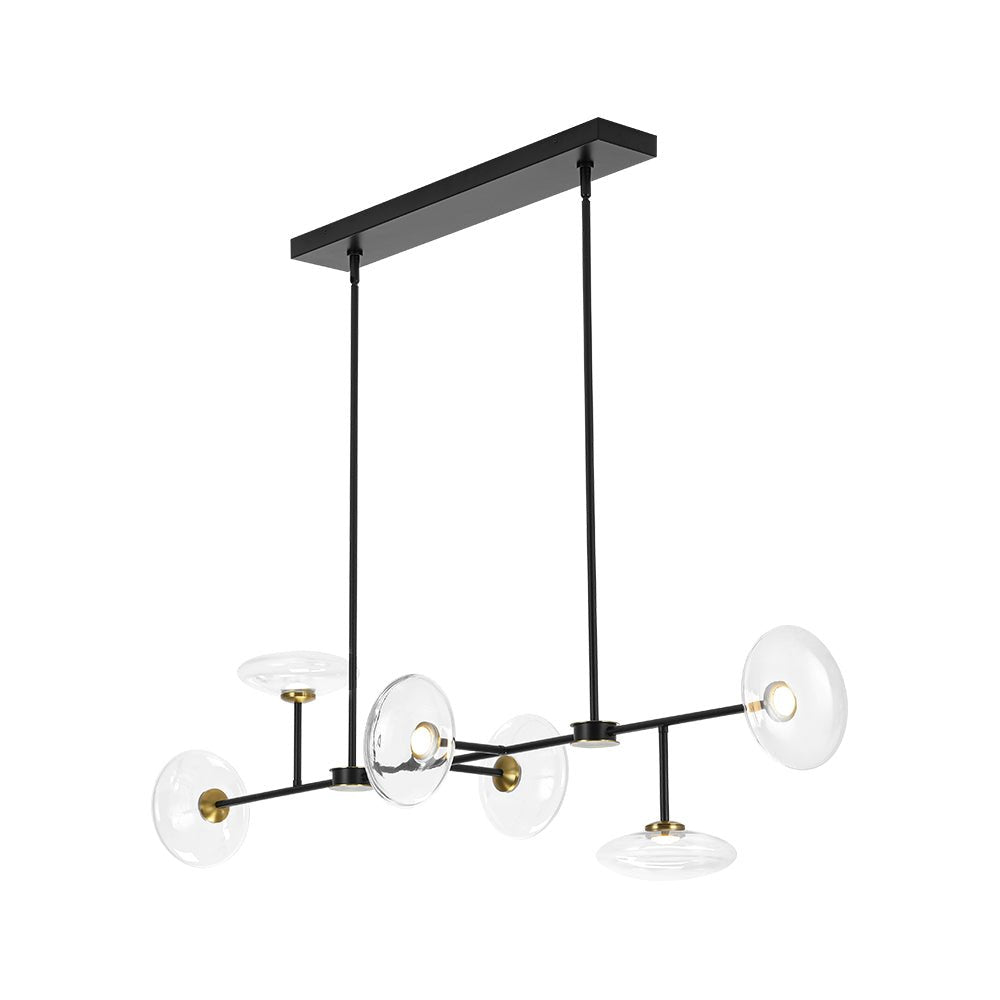 lightfixturesusa-modern-6-light-clear-glass-dimmable-led-linear-island-chandelier-chandelier-black-pre-order-901768