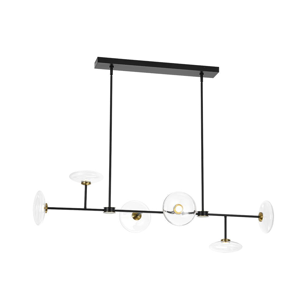 lightfixturesusa-modern-6-light-clear-glass-dimmable-led-linear-island-chandelier-chandelier-black-pre-order-951321
