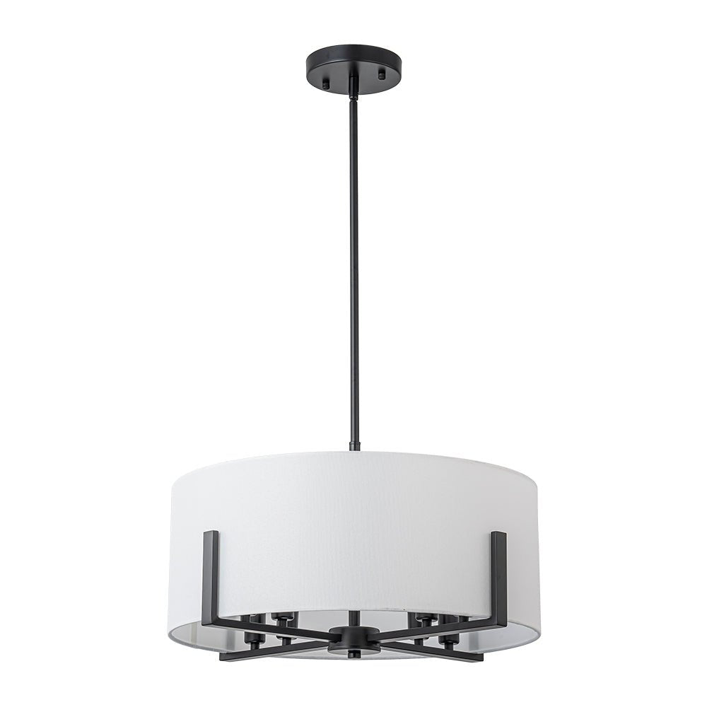 lightfixturesusa-modern-8-light-wide-drum-fabric-cage-chandelier-chandelier-black-262848