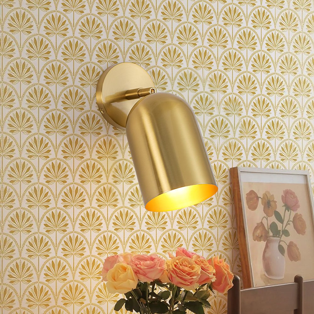 lightfixturesusa-modern-brass-adjustable-single-ceiling-spotlight-wall-light-ceiling-light-1-pack-5092069 LightFixturesUSA - Modern Brass Adjustable Single Ceiling Spotlight Wall Light - Ceiling Light - 1 Pack -
