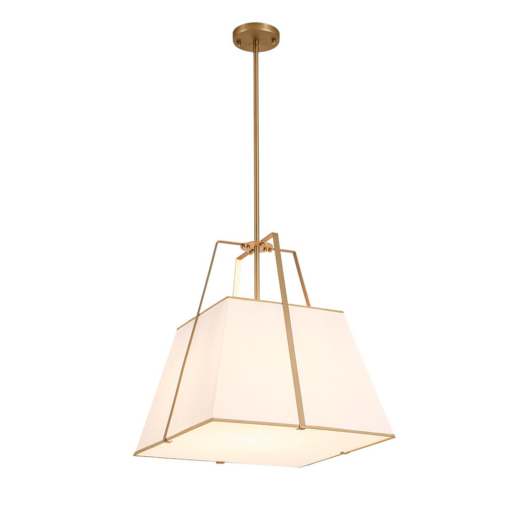 lightfixturesusa-modern-brass-white-fabric-tapered-cage-pendant-light-ceiling-light-whitebrass-2442651