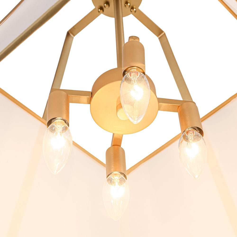 lightfixturesusa-modern-brass-white-fabric-tapered-cage-pendant-light-ceiling-light-whitebrass-3765759