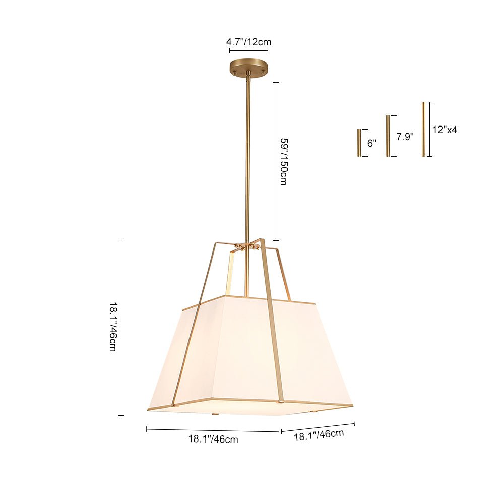 lightfixturesusa-modern-brass-white-fabric-tapered-cage-pendant-light-ceiling-light-whitebrass-9027851