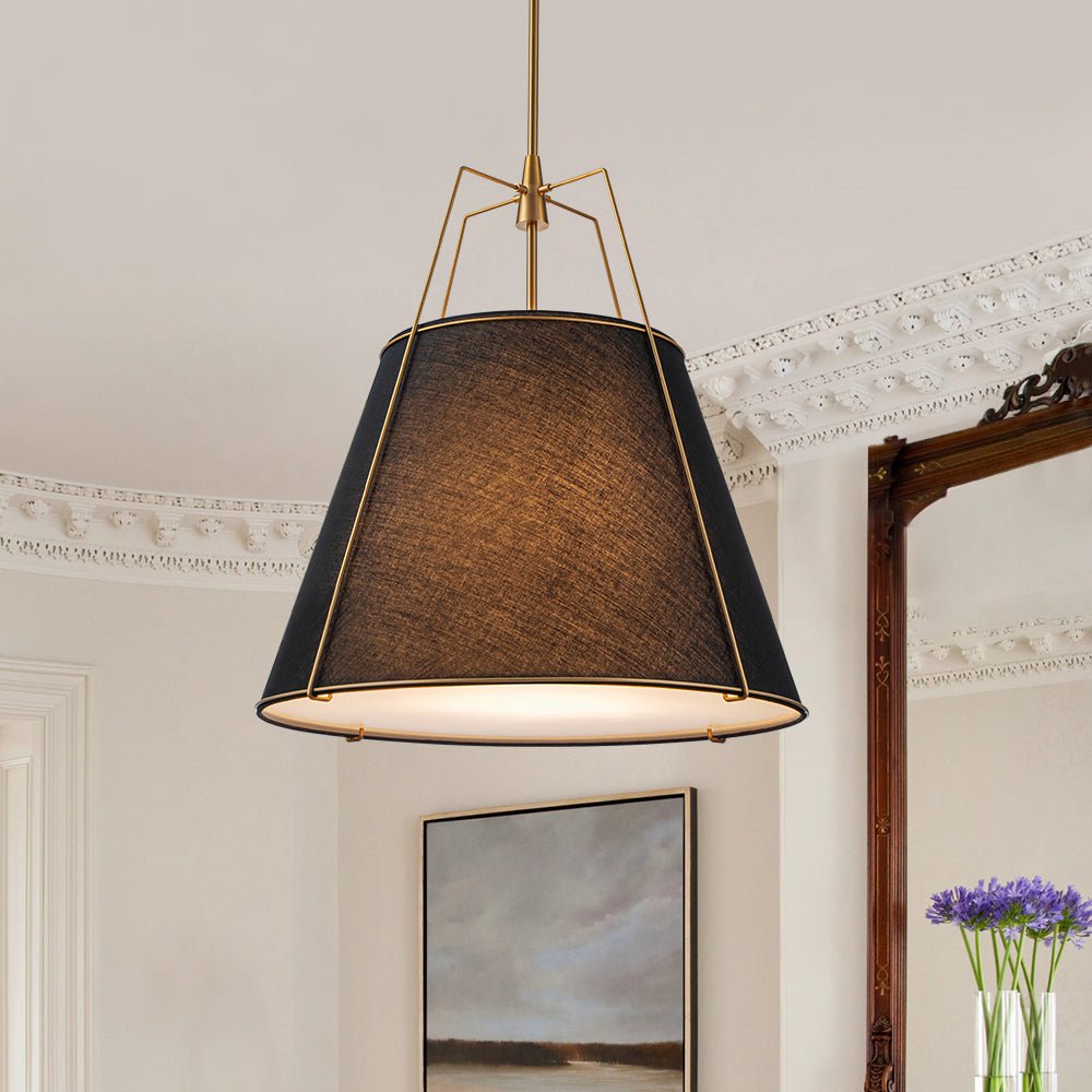 lightfixturesusa-modern-fabric-conical-drum-cage-pendant-light-ceiling-light-15-in-blackbrass-372065