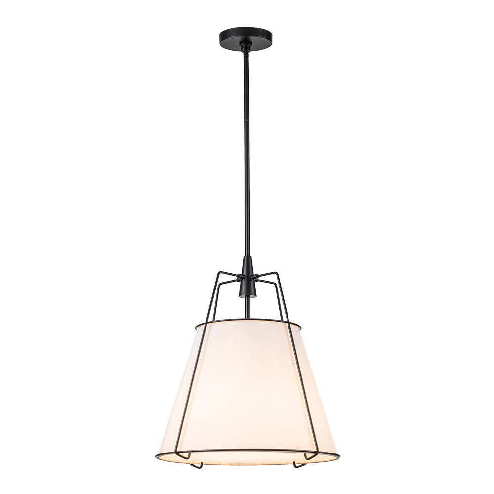 lightfixturesusa-modern-fabric-conical-drum-cage-pendant-light-ceiling-light-15-in-whiteblack-110044