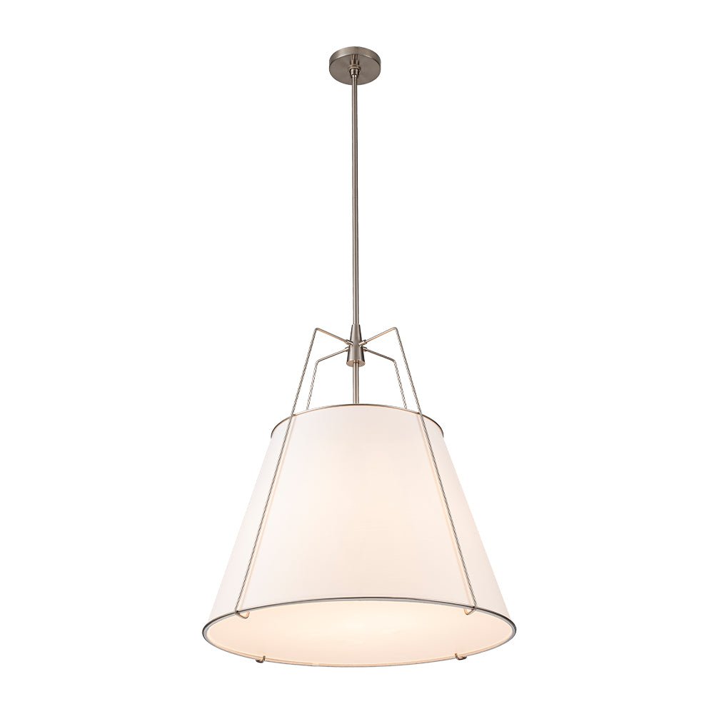 lightfixturesusa-modern-fabric-conical-drum-cage-pendant-light-ceiling-light-236-in-whitenickel-exclusive-offer-382507