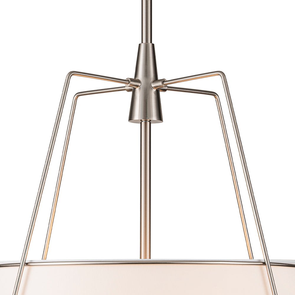 lightfixturesusa-modern-fabric-conical-drum-cage-pendant-light-ceiling-light-236-in-whitenickel-exclusive-offer-762426