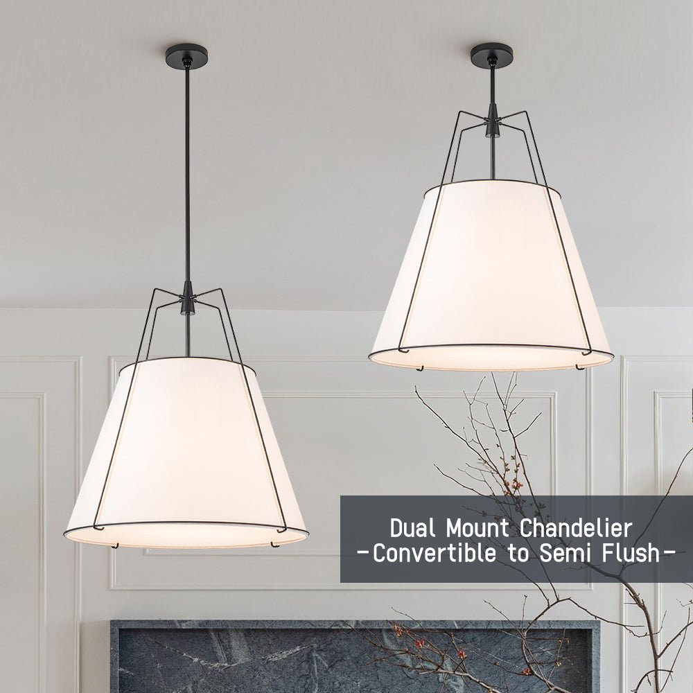 lightfixturesusa-modern-fabric-conical-drum-cage-pendant-light-ceiling-light-236-in-whitenickel-exclusive-offer-8346965