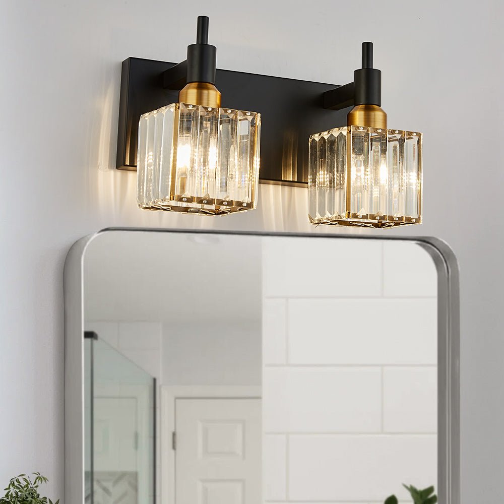 lightfixturesusa-modern-glam-crystal-bathroom-vanity-light-wall-sconce-blackgold-2-lt-422279 LightFixturesUSA-Modern Glam Crystal Bathroom Vanity Light-Wall Sconce-Black+Gold-2-Lt
