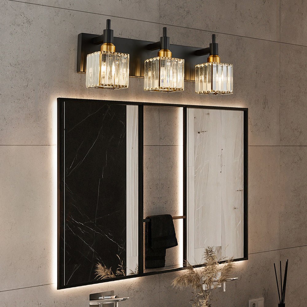 lightfixturesusa-modern-glam-crystal-bathroom-vanity-light-wall-sconce-blackgold-3-lt-608930 LightFixturesUSA-Modern Glam Crystal Bathroom Vanity Light-Wall Sconce-Black+Gold-3-Lt