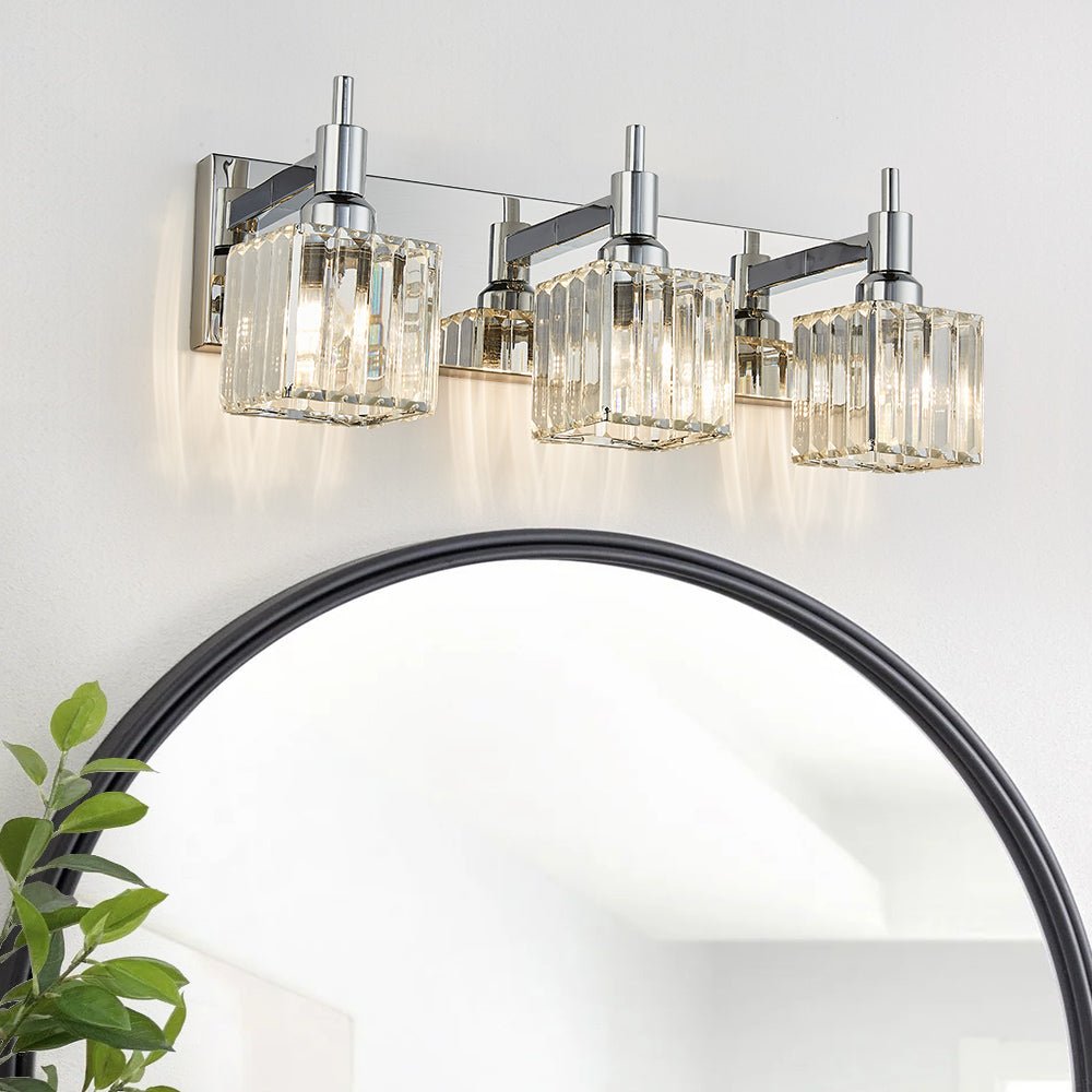 lightfixturesusa-modern-glam-crystal-bathroom-vanity-light-wall-sconce-chrome-3-lt-296249 LightFixturesUSA-Modern Glam Crystal Bathroom Vanity Light-Wall Sconce-Chrome-3-Lt