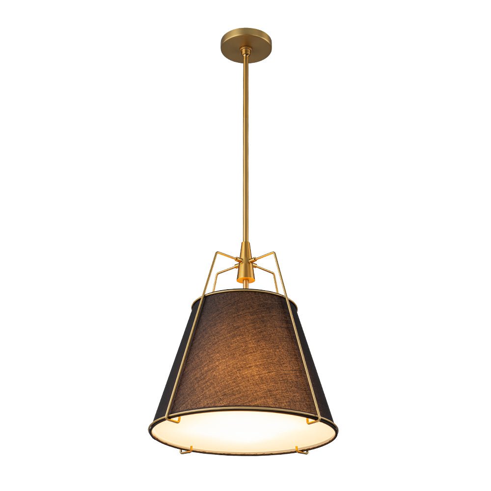 lightfixturesusa-modern-linen-conical-drum-cage-pendant-light-ceiling-light-15-in-blackbrass-137431