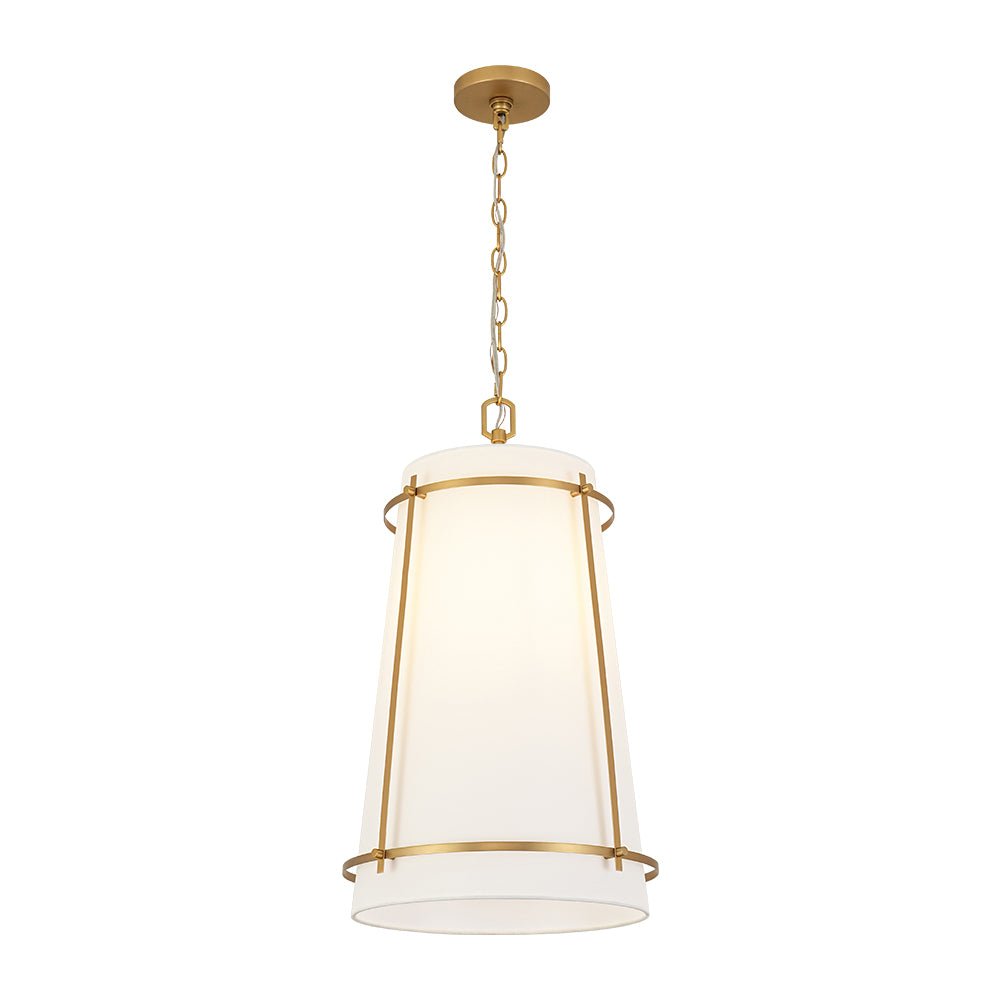 lightfixturesusa-modern-mid-century-fabric-tall-cone-cage-pendant-light-ceiling-light-brass-1931326