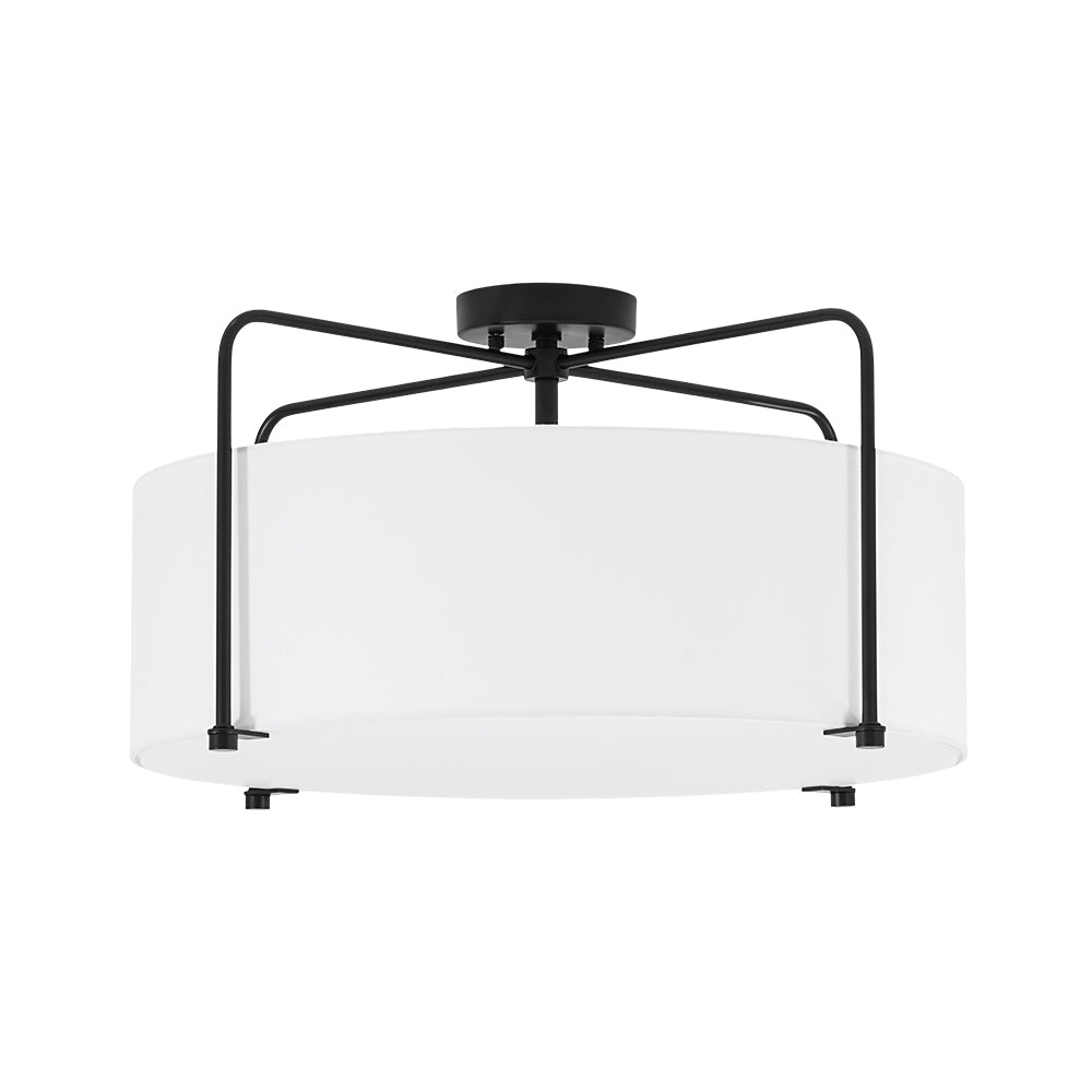 lightfixturesusa-modern-round-white-fabric-drum-cage-semi-flush-mount-ceiling-light-black-pre-order-1508469