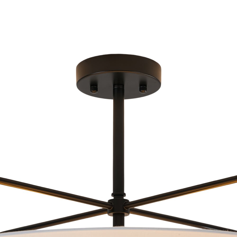 lightfixturesusa-modern-round-white-fabric-drum-cage-semi-flush-mount-ceiling-light-black-pre-order-3612486