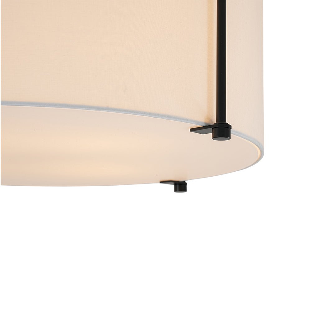 lightfixturesusa-modern-round-white-fabric-drum-cage-semi-flush-mount-ceiling-light-black-pre-order-3612880