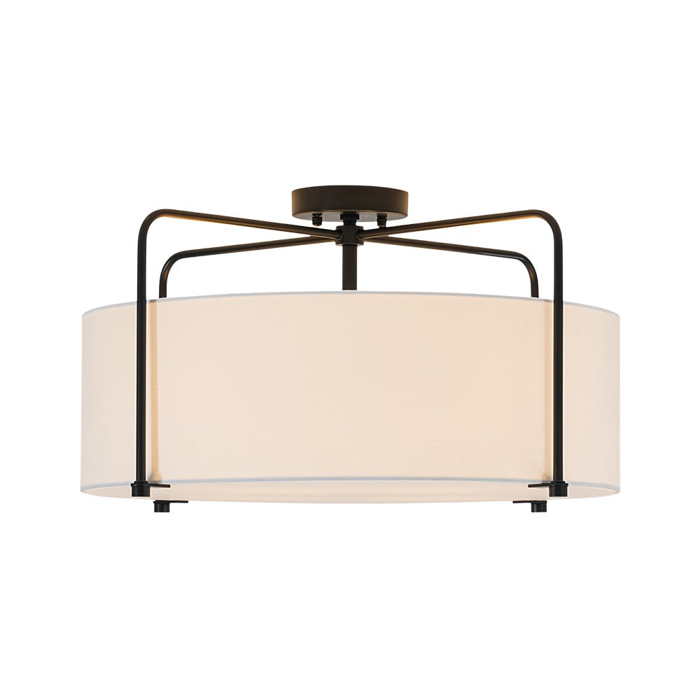 lightfixturesusa-modern-round-white-fabric-drum-cage-semi-flush-mount-ceiling-light-black-pre-order-6733059
